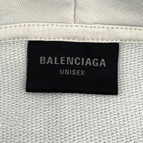 Balenciaga 2022 Vintage Tape Coca-Cola Logo White Hoodie - Picture 5 of 8